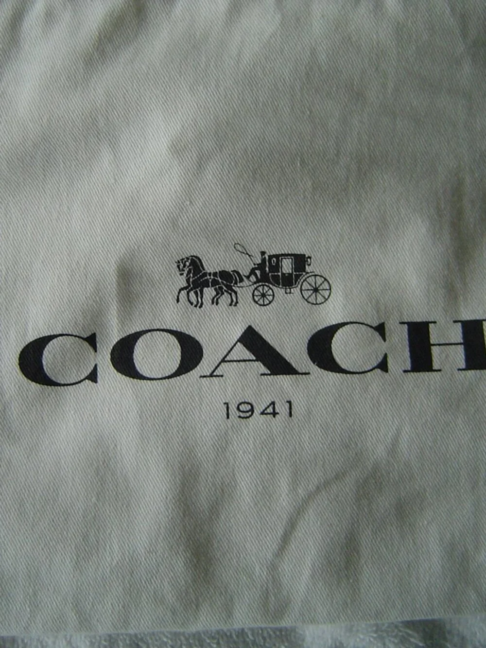 AUTHENTIC COACH LOT OF 3 COACH CANVAS DUST BAGS 12"X8" - Picture 3 of 9
